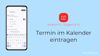 Termin im Kalender eintragen  OnePlus Android 14  OxygenOS 14 [upl. by Tomasine321]