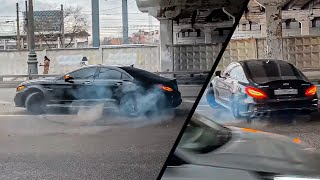 Crazy CLS 63 drifting illegal on the streets [upl. by Ayotahc83]