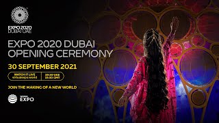 Expo 2020 Dubai  Opening Ceremony Live [upl. by Fulmis]