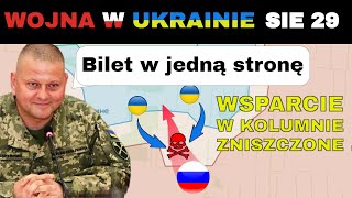 29 SIE Nieźle Ukraińcy WYKRYLI I ZNISZCZYLI KOLUMNĘ ROSJAN  Wojna w Ukrainie Wyjaśniona [upl. by Marney]