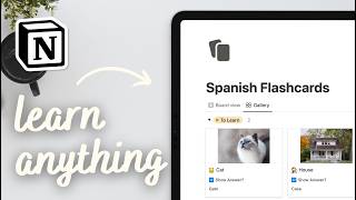 How to create flashcards in Notion  Easy amp Quick Guide 2024 [upl. by Eiramait687]