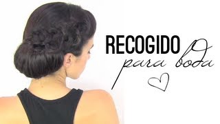 Peinado de novia quot Recogido elegantequot [upl. by Bea]