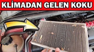 Arabada Klimadan Koku Gelmesi Sorunu Klimayı İlk Açınca Gelen Koku Toz Kokusu yada Kötü Koku [upl. by Deehan839]