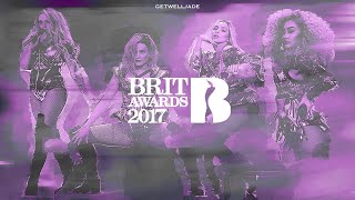 Little Mix  Shout Out to My Ex Live at the BRITs 2017 Studio Version [upl. by Seth986]