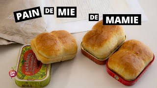 PAIN DE MIE 🍞Recette Pain maison de ma Mamie La petite bette [upl. by Glaab64]