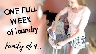 ONE WEEKS WORTH OF LAUNDRY  Vicina Lucinda [upl. by Ayanej]