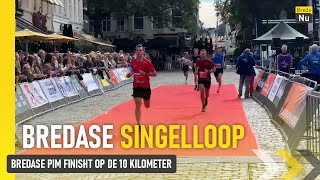 Bredase Pim finisht op de 10 kilometer  Bredase Singelloop 2024 [upl. by Davida666]