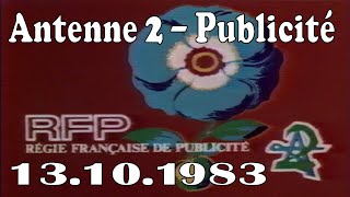 Antenne 2  Publicité  13101983  VHSRIP [upl. by Solracnauj464]