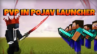 PVP IN POJAV LAUNCHER  minecraft gameplay [upl. by Gnaw]