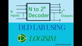 Decoder Lab in Logisim [upl. by Nosiaj]