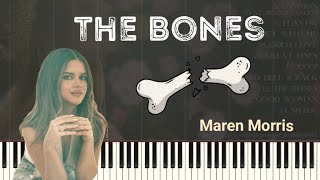 Maren Morris  The Bones Piano Tutorial [upl. by Yeuh]