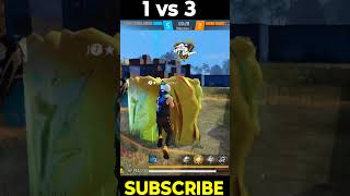 free fire custom gameplay  1vs3  b2b gaming boss [upl. by Ledif]