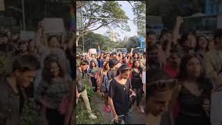 HINDUTVA SE AZADI slogan raised in a Pride march in Bengaluru  viralvideo trendingvideo shorts [upl. by Htebarual]