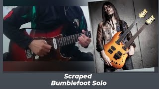 SCRAPED  Guns N Roses Bumblefoot Solo Cover [upl. by Annissa426]