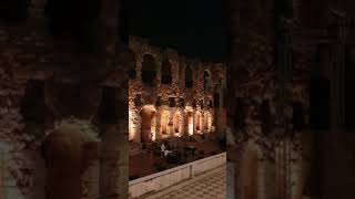 Brian amp Roger Eno Live  Odeon Of Herodes Atticus intro [upl. by Asenaj]