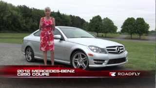 2012 MercedesBenz C250 Coupe Test Drive amp Car Review with Emme Hall by RoadflyTV [upl. by Akeenat]