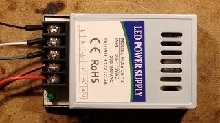 Inside a cheap eBay LED power supply With arcing flaw [upl. by Ruomyes]