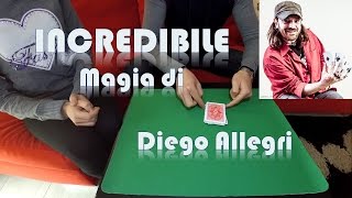 SPETTACOLARE magia di Diego Allegri TUTORIAL  magia con le carte  magic card trick [upl. by Thordia]