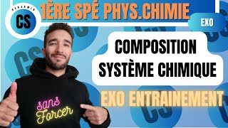 2023 1ère SPE PHYSIQUE  COMPOSITION SYSTEME CHIMIQUE  EXO ENTRAINEMENT  MASSEMOLMASSE MOLAIRE [upl. by Firehs]