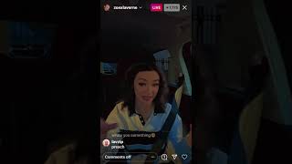 ZOE LAVERNE APOLOGISES ON INSTAGRAM LIVE [upl. by Reinnej]