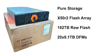 Pure Storage 182TB flash array X50r2 [upl. by Raseda]