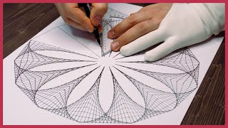 Drawing a Simple Geometric Chart art [upl. by Adihaj]