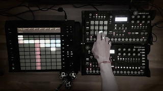 Elektron Overbridge amp Ableton Live  Analog Rytm Analog Four Ableton Push Overflow  Intro [upl. by Nyleda]