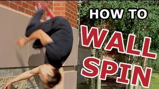 How to WALL SPIN intermediate parkour tutorial [upl. by Eruza]