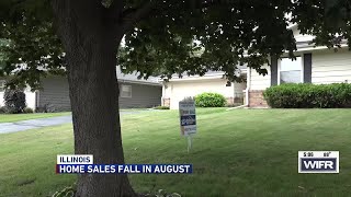 Illinois home sales fall as prices rise [upl. by Cross]