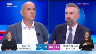 Debate Legislativas 2024  CDU vs PS  Paulo Raimundo vs Pedro Nuno Santos [upl. by Brennen813]