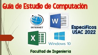 Guía de Estudio de Computación Específicos de Ingeniería USAC 2022 [upl. by Etterb]