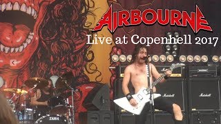 Airbourne Live “It’s All For Rock’N’Roll” pays tribute to Lemmy at Copenhell 2017 [upl. by Freberg]