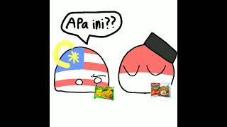 Indo🇮🇩 X 🇲🇾Malay subscribe like edit fypシ゚ countryballs [upl. by Zelle]