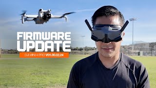 MASSIVE DJI Mini 4 Pro Firmware [upl. by Schulein]