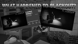 What Happened to ROBLOX Blackout Criminalityinspired game [upl. by Haikezeh478]