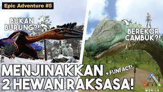 Menjinakkan 2 Hewan RAKSASA Funfact Quetzal  Brontosaurus  Ark Mobile Indonesia [upl. by Zehe]