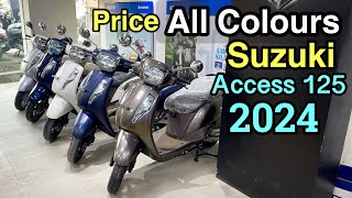 2024 Suzuki Access 125 All Colors all models price mileage review access125 [upl. by Enilav516]