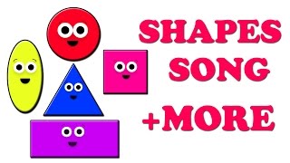 Shapes Song  Abc Song  Number Song Plus More Nursery Rhymes  kids tv [upl. by Encrata435]