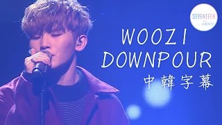 Woozi  陣雨소나기DOWNPOUR 中韓字幕 [upl. by Aihseya820]