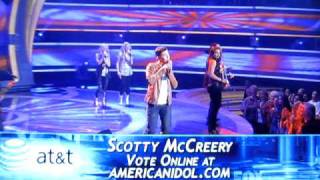 Scotty McCreery Swinging American Idol  Judges [upl. by Koralie]