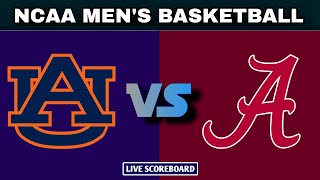 Alabama vs Auburn Tigers  NCAA Mens Basketball Live Scoreboard [upl. by Spense933]