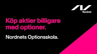 Köp aktier billigare med optioner  Optioner för nybörjare  Nordnets Optionsskola [upl. by Venuti]