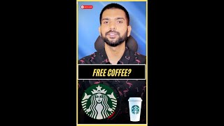 Starbucks Free Coffee Trick  Marketing [upl. by Nlycaj]