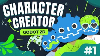 Lets Make a 2D Character Creator in Godot 4 amp GDScript  Part 1 [upl. by Yeldud996]