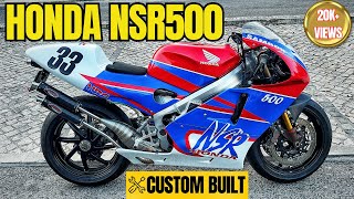 Honda NSR500 Custom Walkaround Video 500GP [upl. by Nafets565]