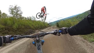 MTB TRAINS AT CAERSWS BIKEPARK [upl. by Nahtonoj]