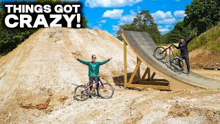 ABSOLUTELY SENDING IT ON THIS NEW MTB BOOTER [upl. by Glenda]