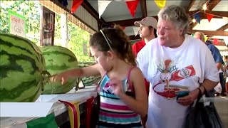 Thousands travel to Rush Springs for 78th annual Watermelon Festival [upl. by Sublett]