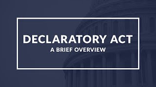 Unraveling the Declaratory Act of 1766 A Quick Detailed Look at Colonial Legislation [upl. by Aliber]