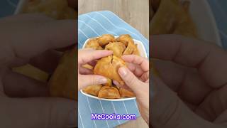 Meatfree pierogi with two types of filling Tasty oven baked snack pierogi pierogirecipe [upl. by Ika]